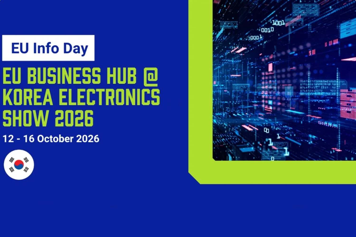 Търговска мисия в сферата на електрониката - EU Business Hub „Korea Electronics Show - 2026